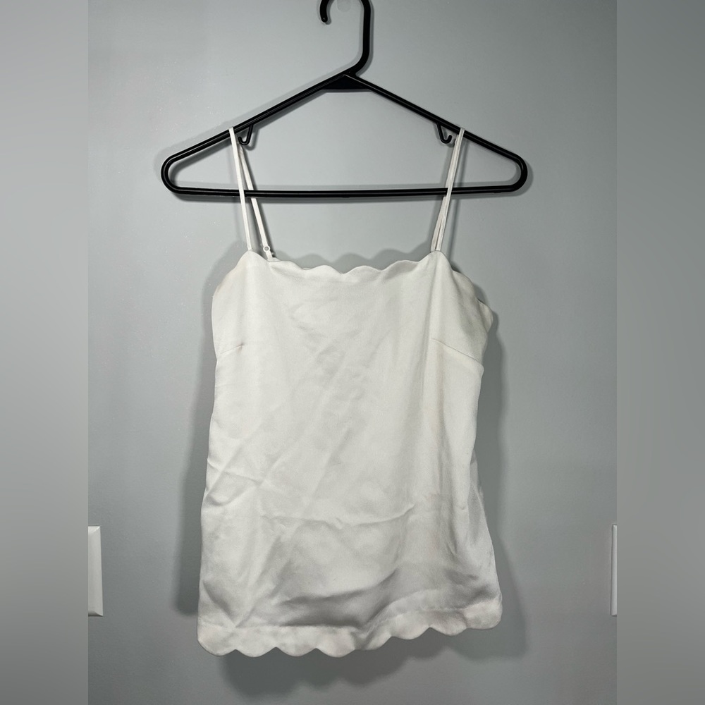 Banana republic double lined white tank size XS